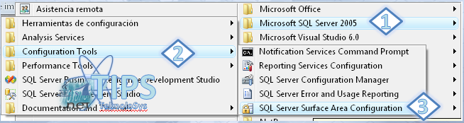 SQL selecciona surface area