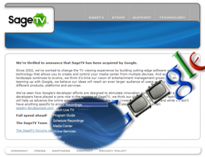 Google adquirio SageTV