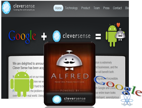 Google adquiere Clever Sense , Alfred