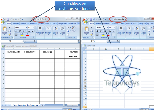 Trabajar Excel En Dos Ventanas Distintas Teknolosys
