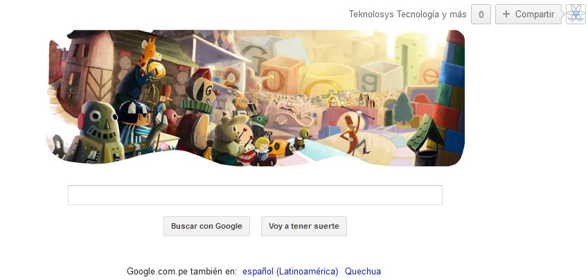 Google desfile navidad Doodle