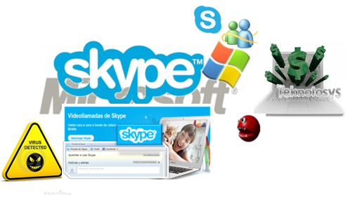 Virus en Skype