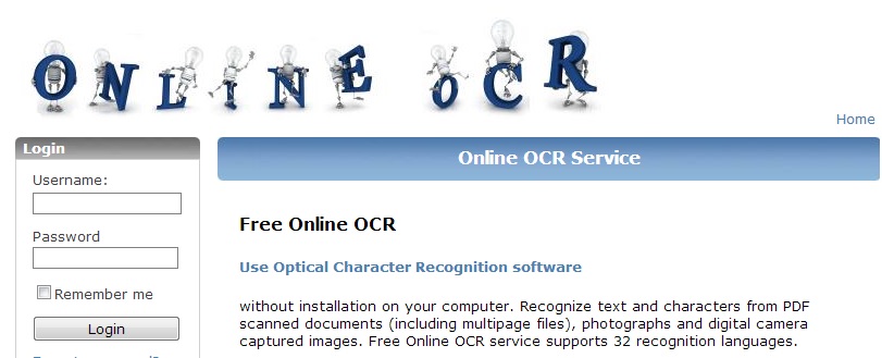 Online Free OCR